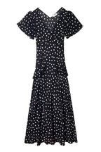 Evie Dress in Bohemia Spot Deep Navy