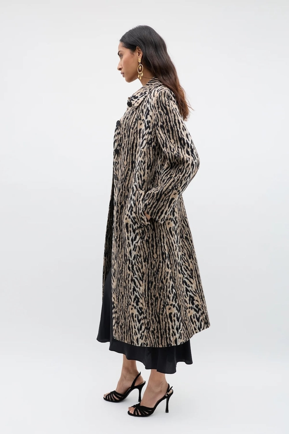 Milly Coat in Bohemia Leopard