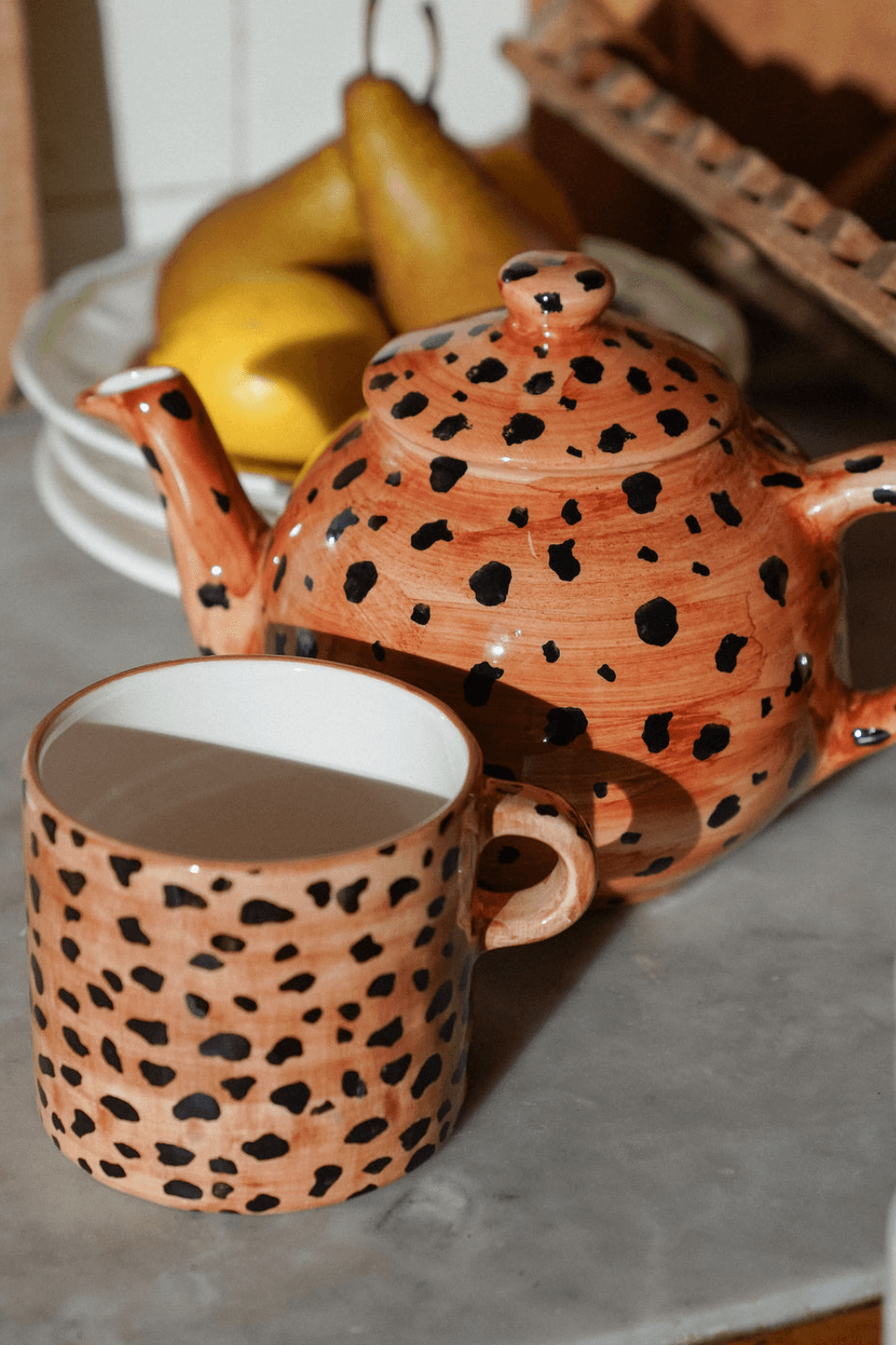 Leopard Mug in Brown