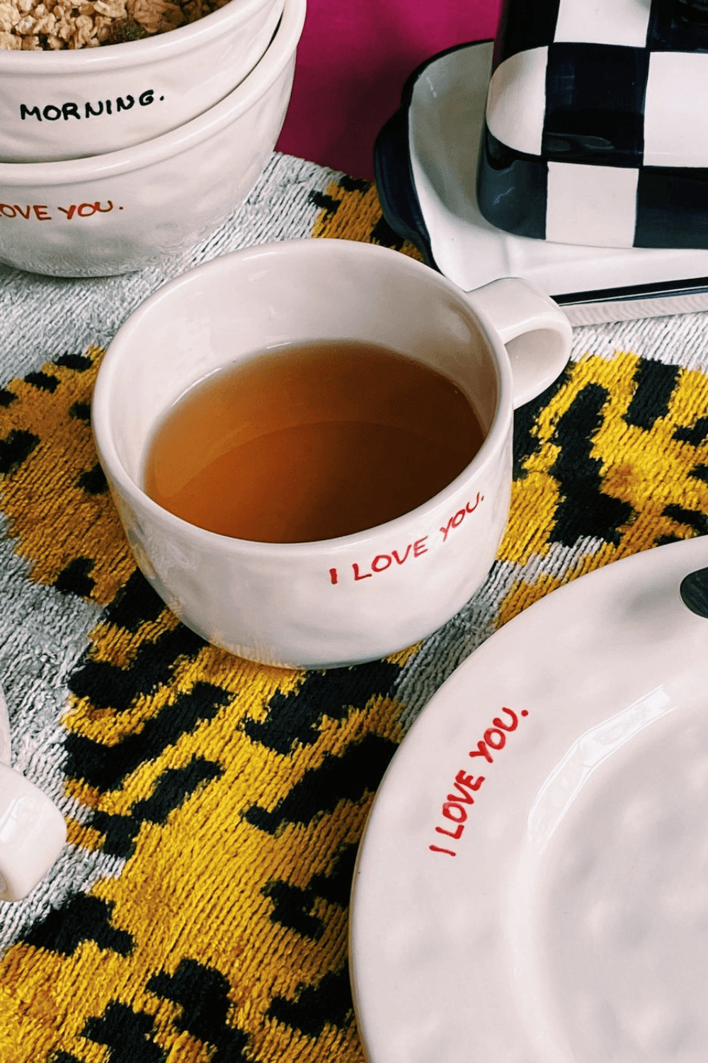I Love You Cappuccino Mug