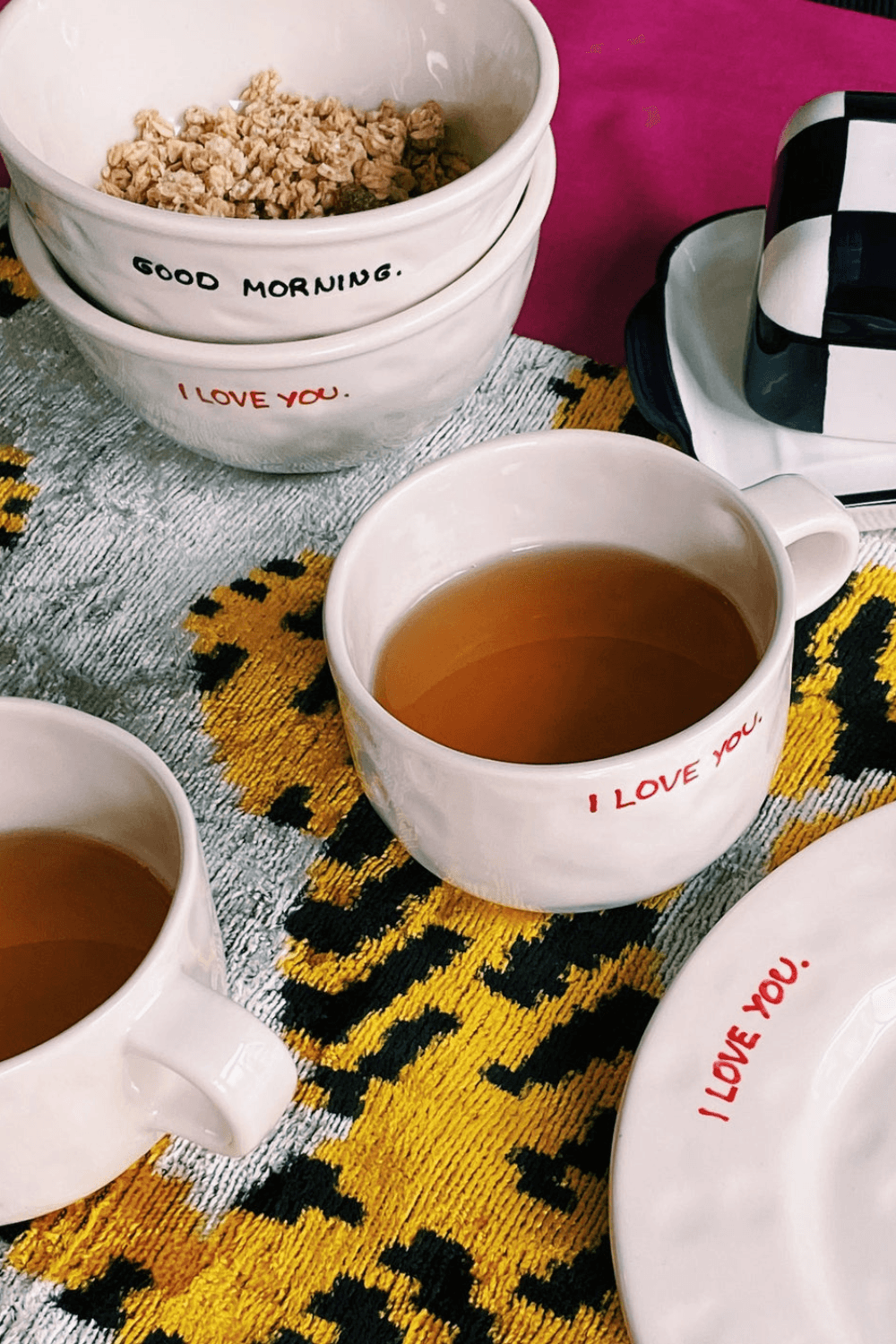 I Love You Cappuccino Mug