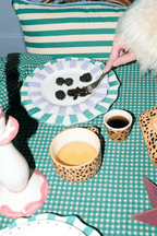 Leopard Cappuccino Mug in Brown