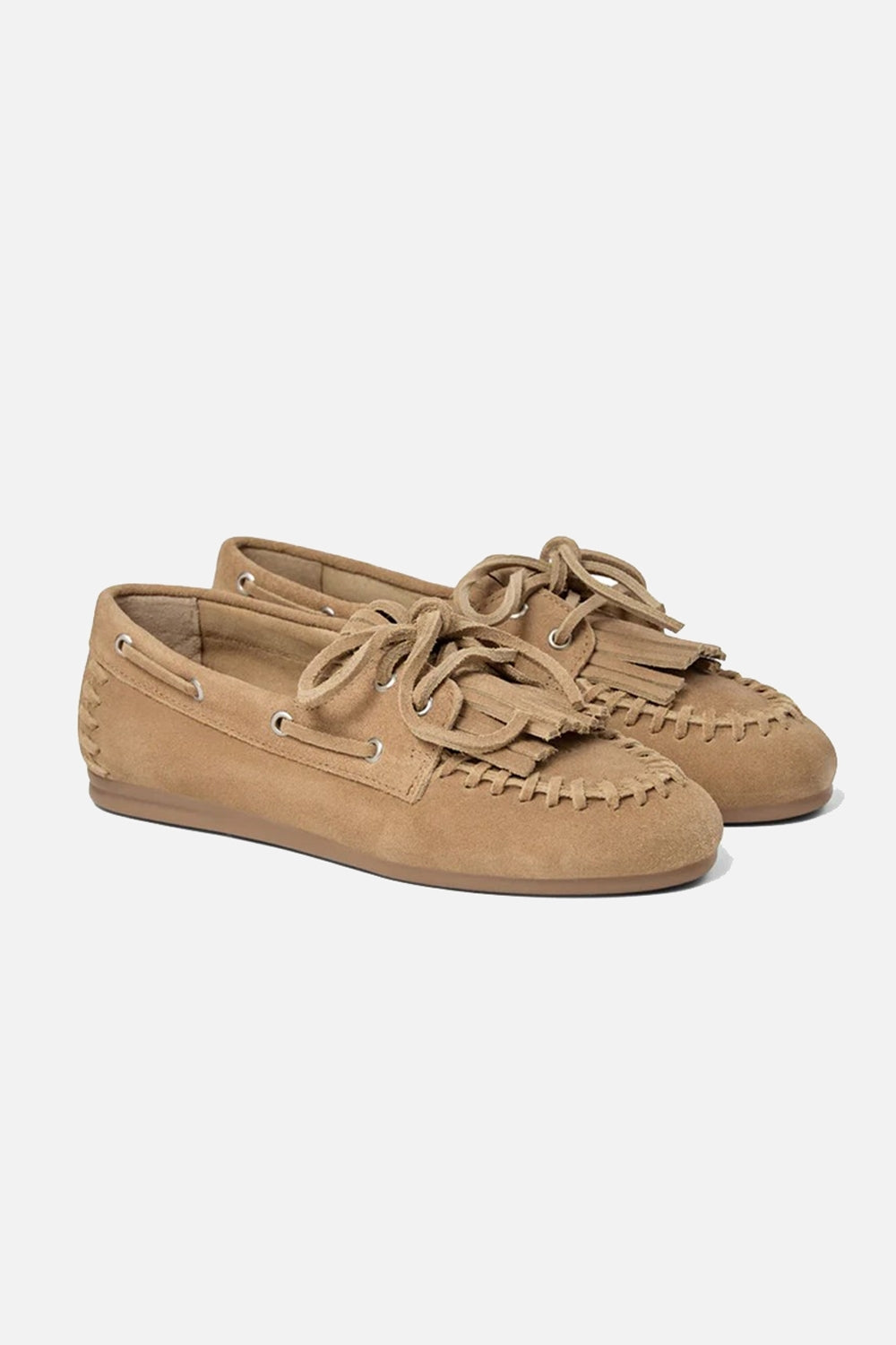 Magda Loafers - Taupe Suede