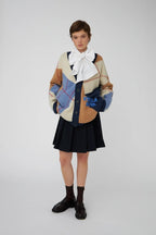 Oversized Cardigan in Blue Sea