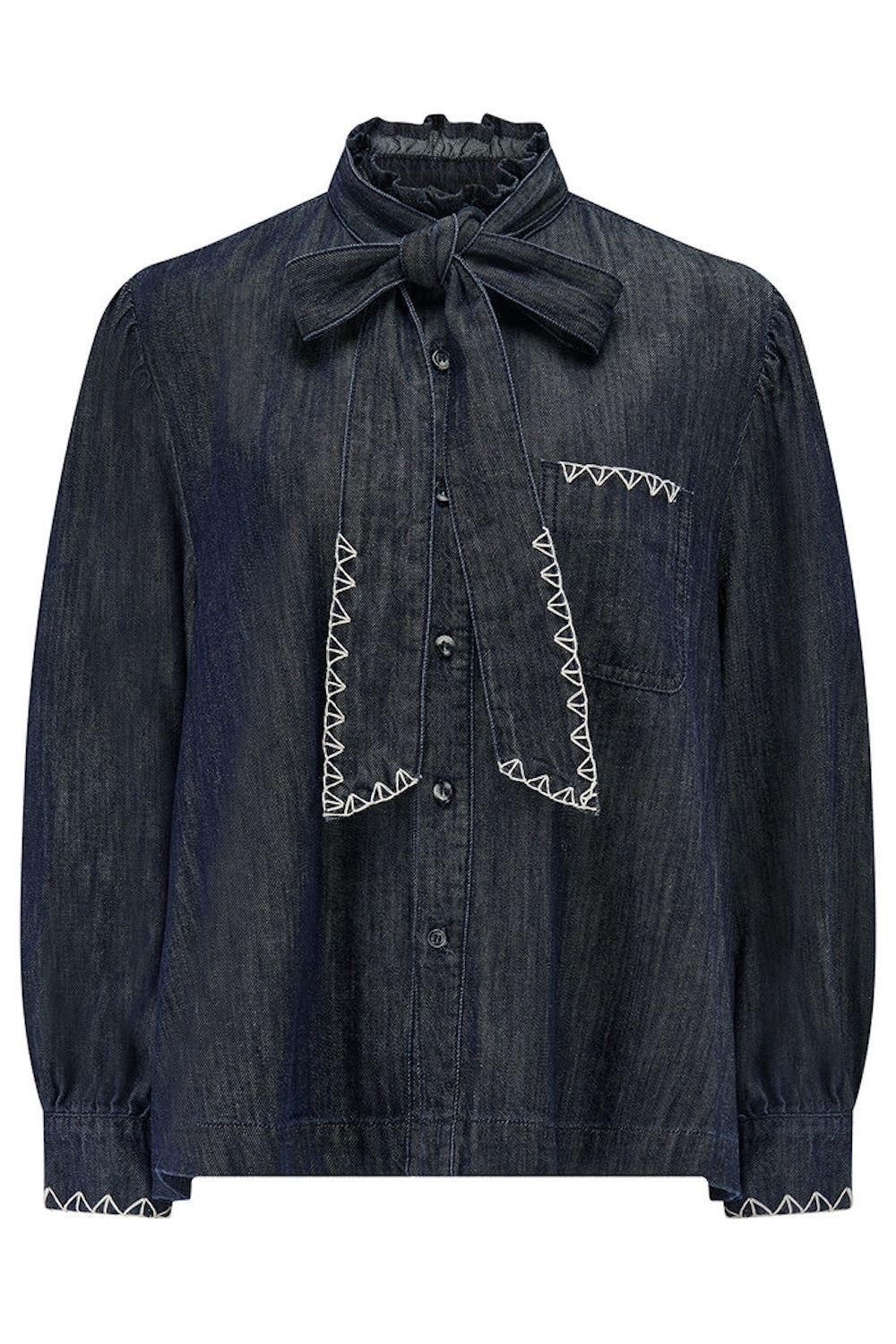 Poet Blouse in Pacific Blue