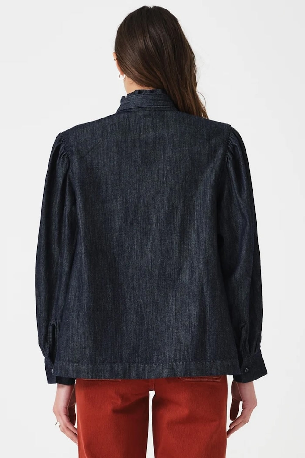 Poet Blouse in Pacific Blue