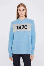 1970 Mohair Oversized Jumper in Sky Blue