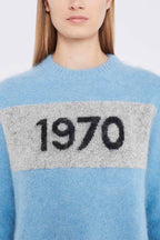 1970 Mohair Oversized Jumper in Sky Blue