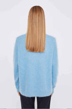1970 Mohair Oversized Jumper in Sky Blue