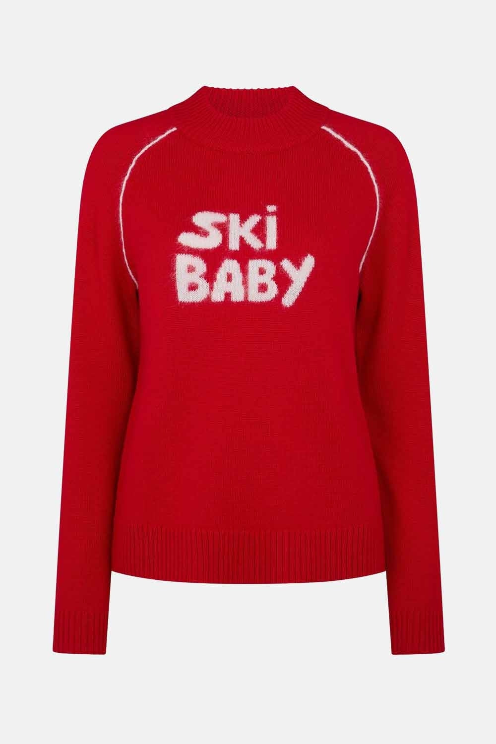 Ski Baby Jumper in Red