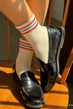 Girlfriend Socks in Leche
