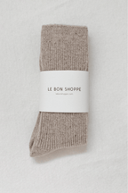 Winter Sparkle Socks in Champagne