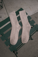 Winter Sparkle Socks in Champagne