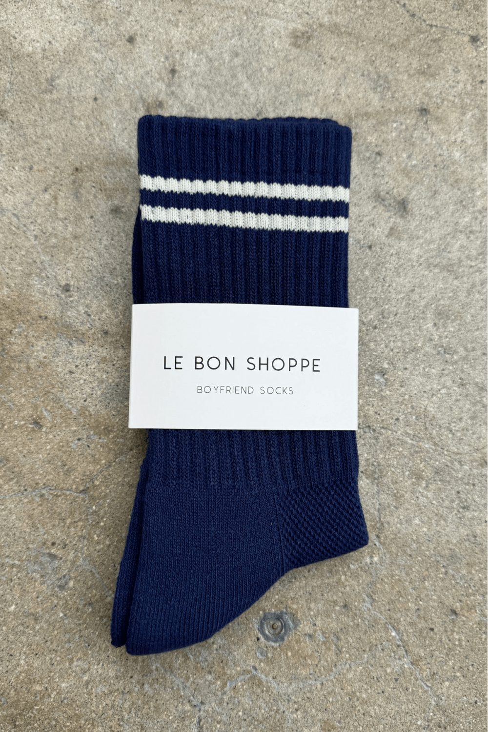 Boyfriend Socks in Navy