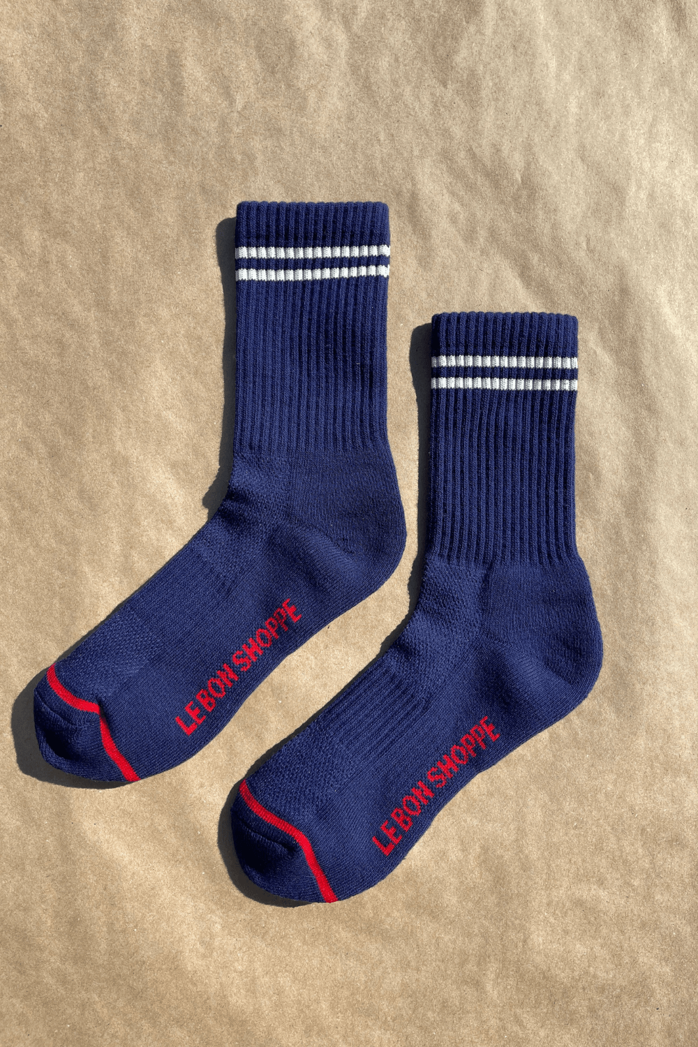 Boyfriend Socks in Navy
