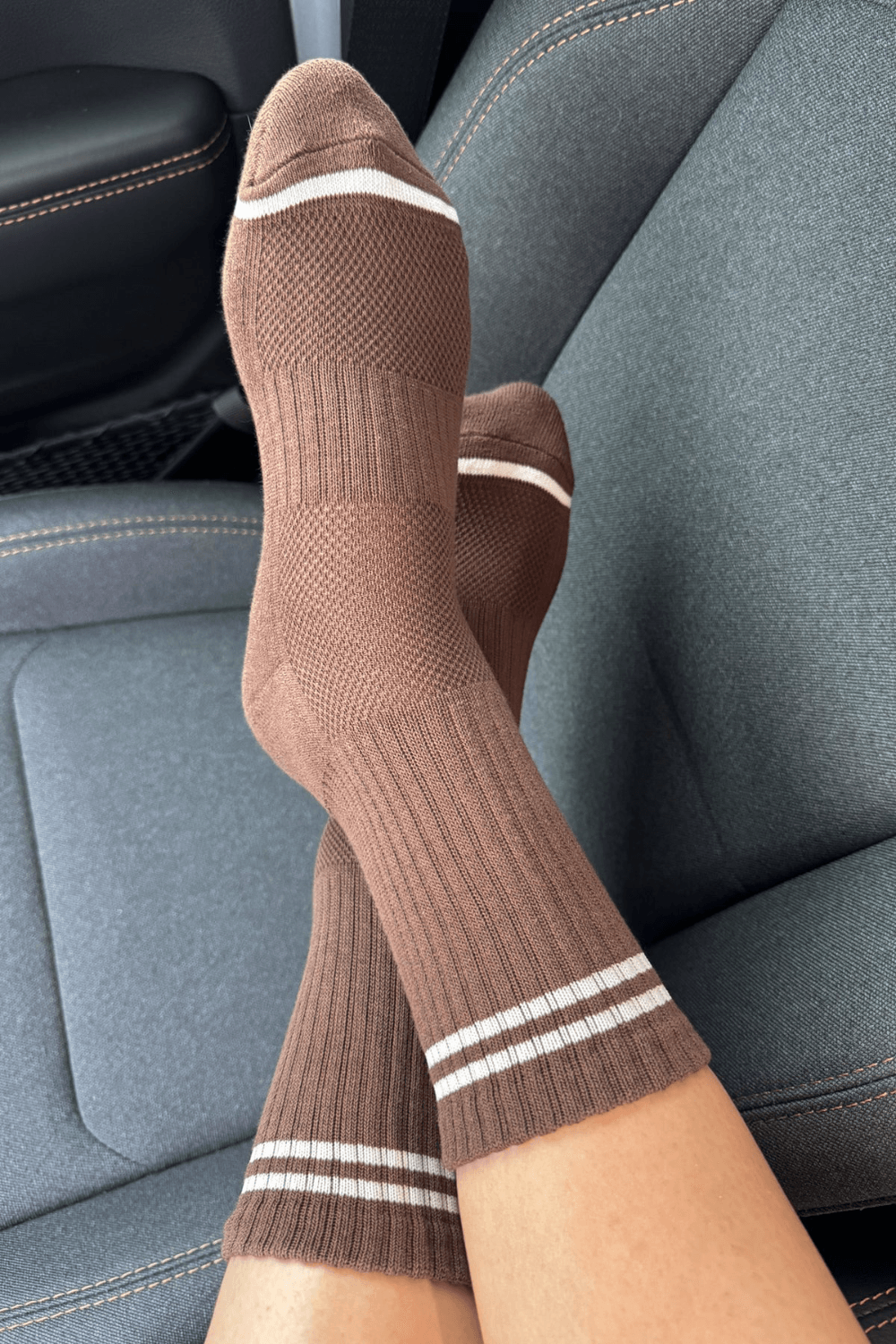 Boyfriend Socks in Wood