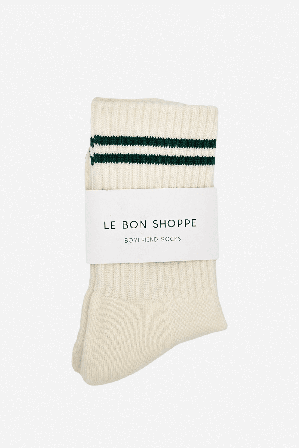Boyfriend Socks in Parchment
