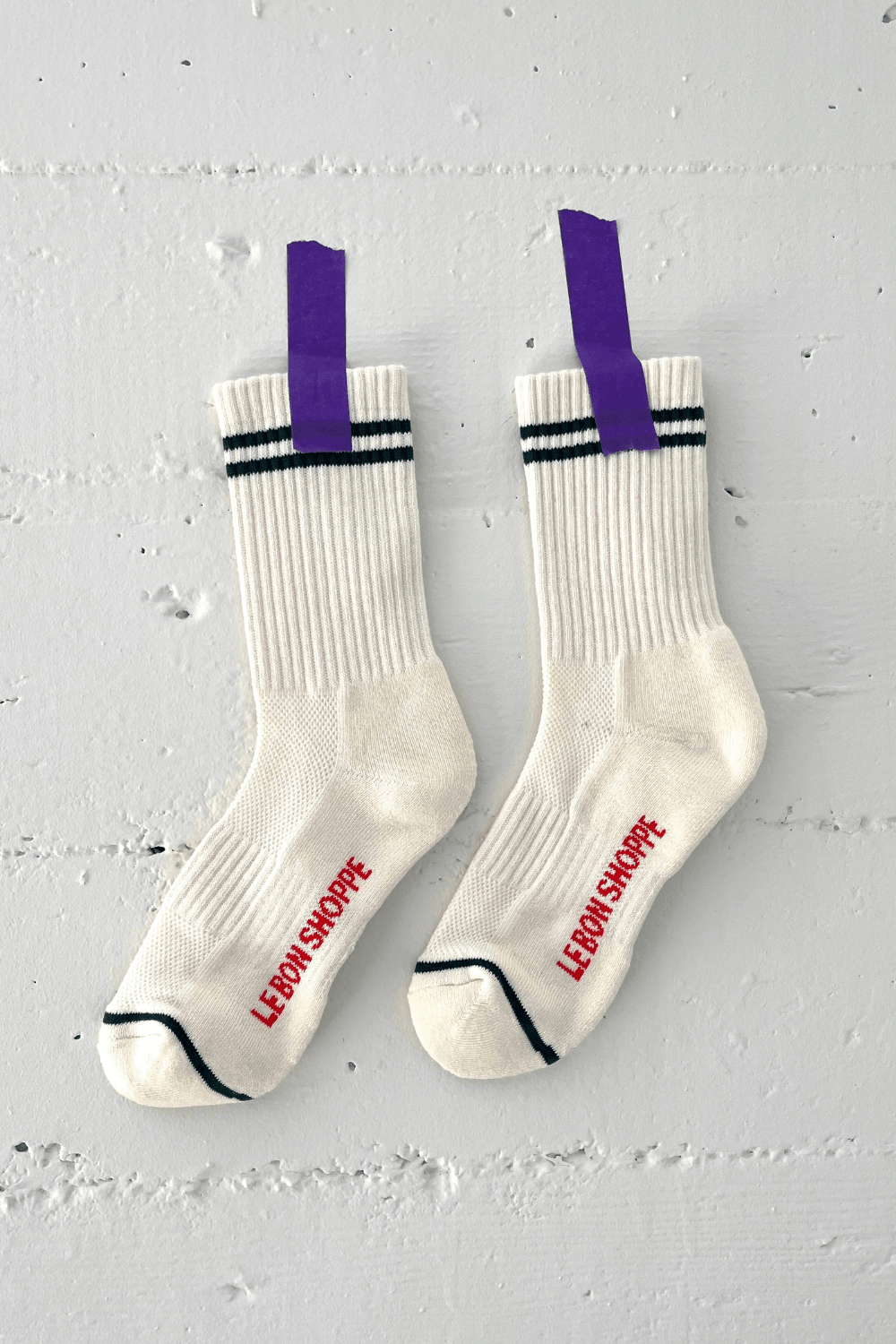 Boyfriend Socks in Parchment