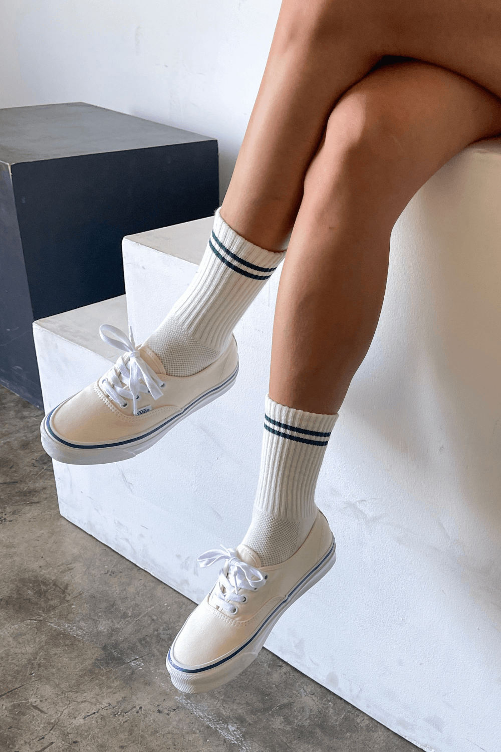 Boyfriend Socks in Parchment