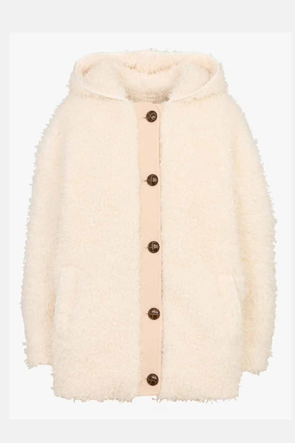 Dimiane Coat in Cream