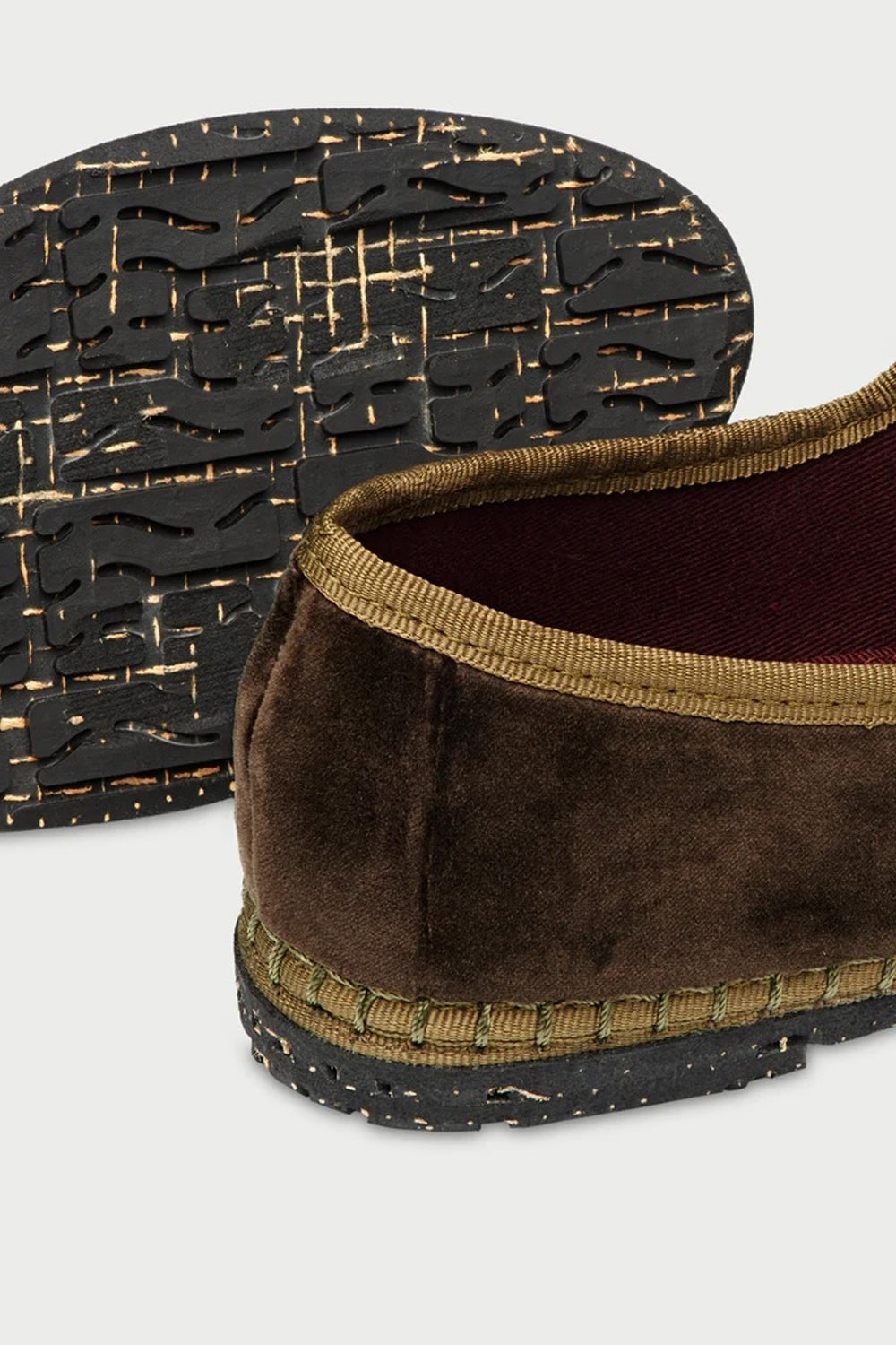 Ulla Velvet Mary Jane in Brown