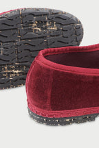 Lucrecia Velvet Mary Jane in Burgundy