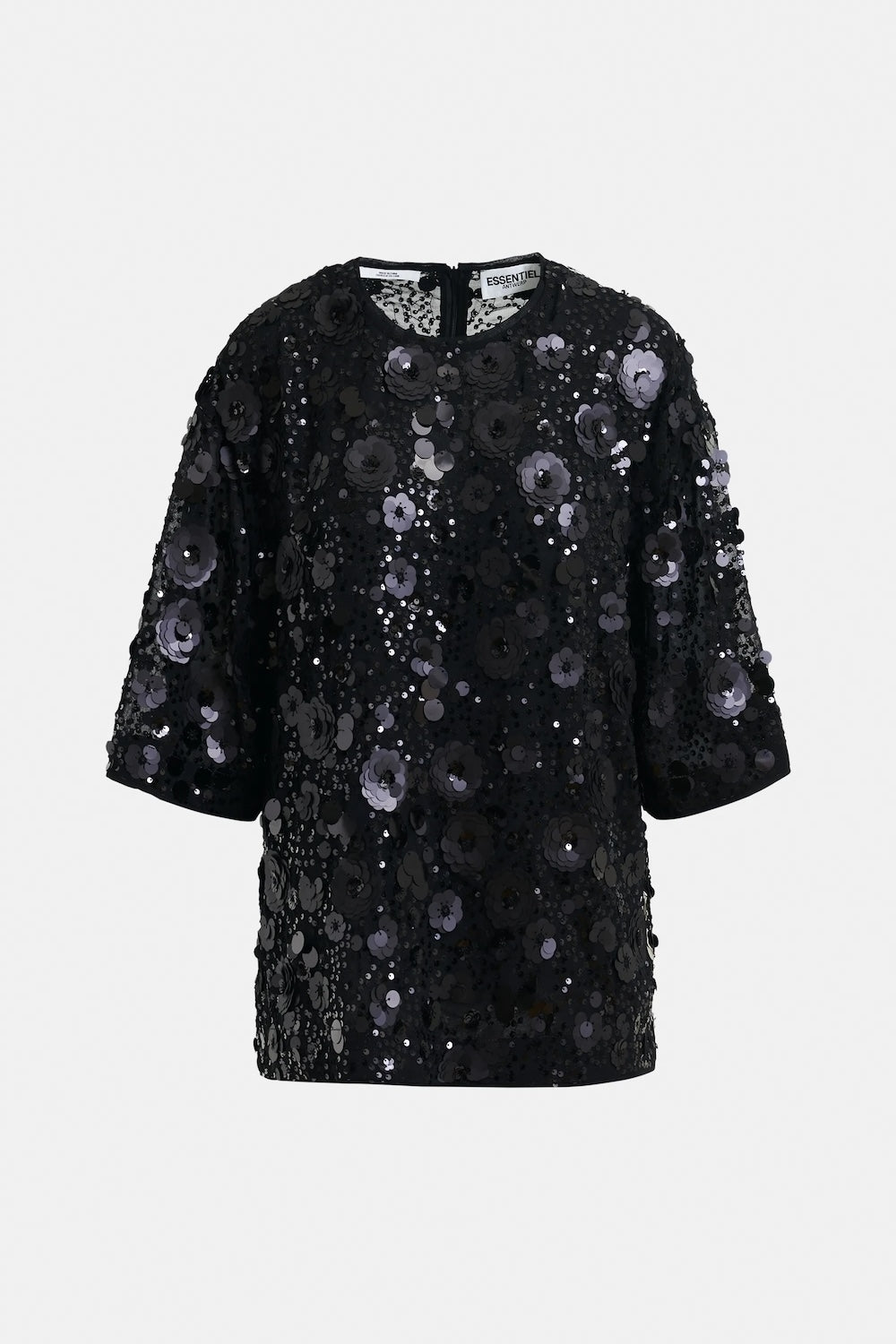 Isparkle Sequin Top in Black