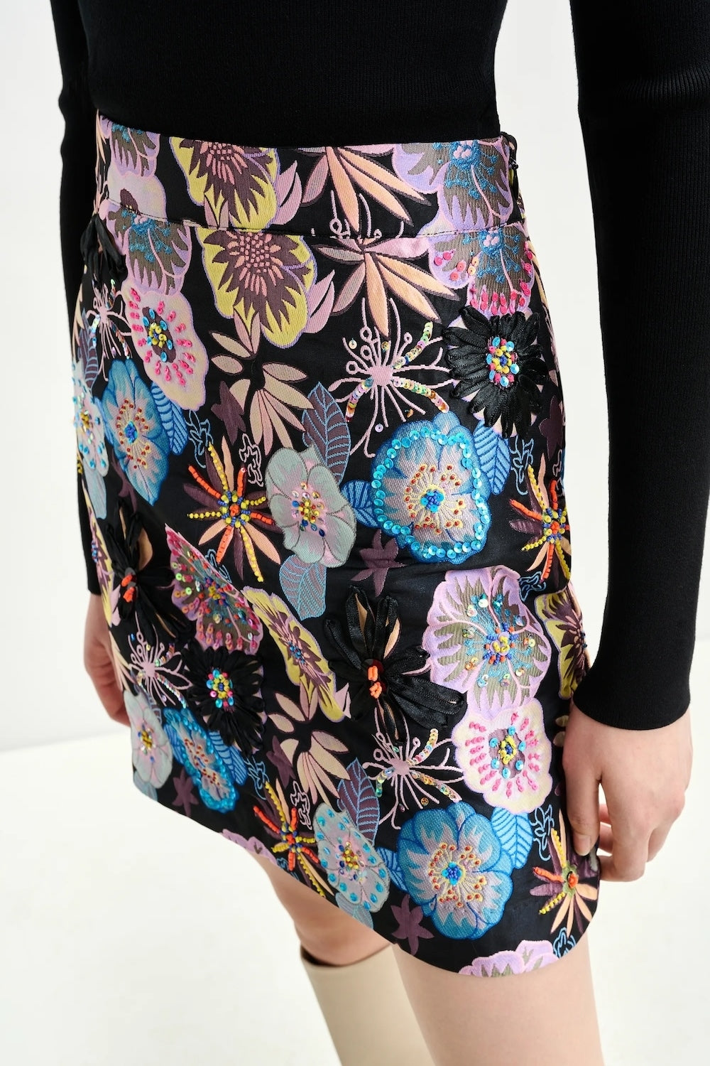 Iorgeous Mini Skirt in Combo1 Black