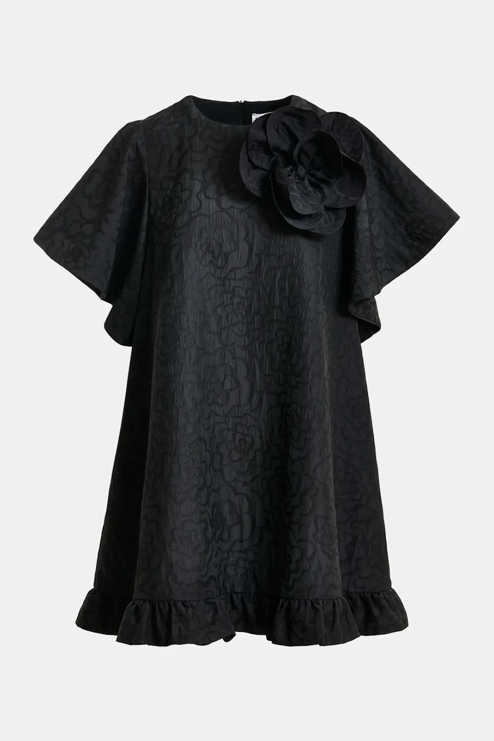Ising A-Line Dress in Black