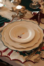 Forest Scalloped Dinner Plate