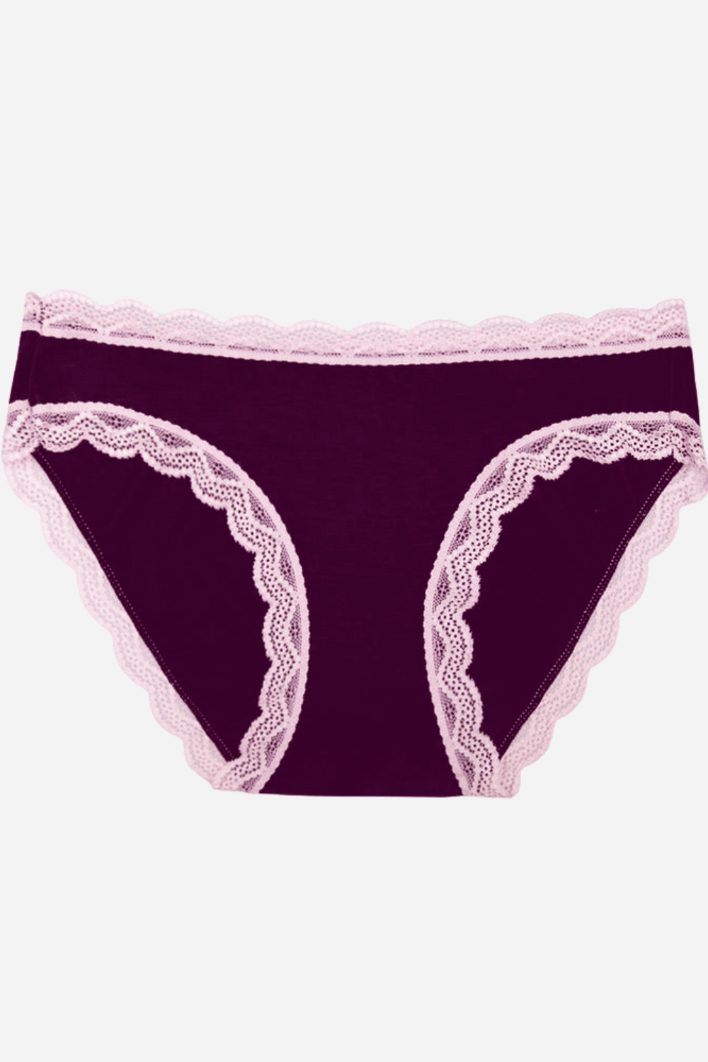 The Original Knicker - Black Cherry & Dusky Pink