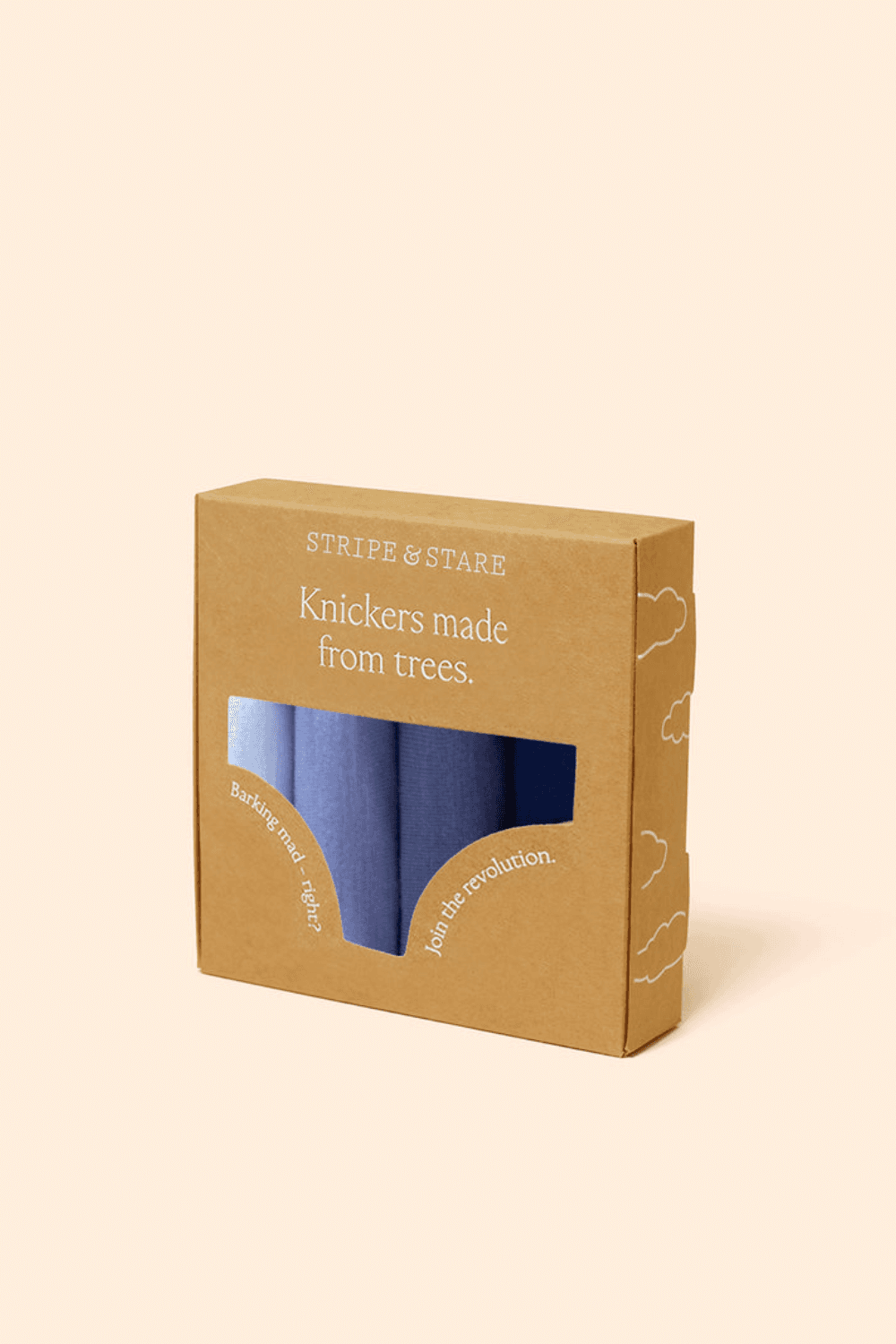 The Original Knicker Four Pack in Denim Blues