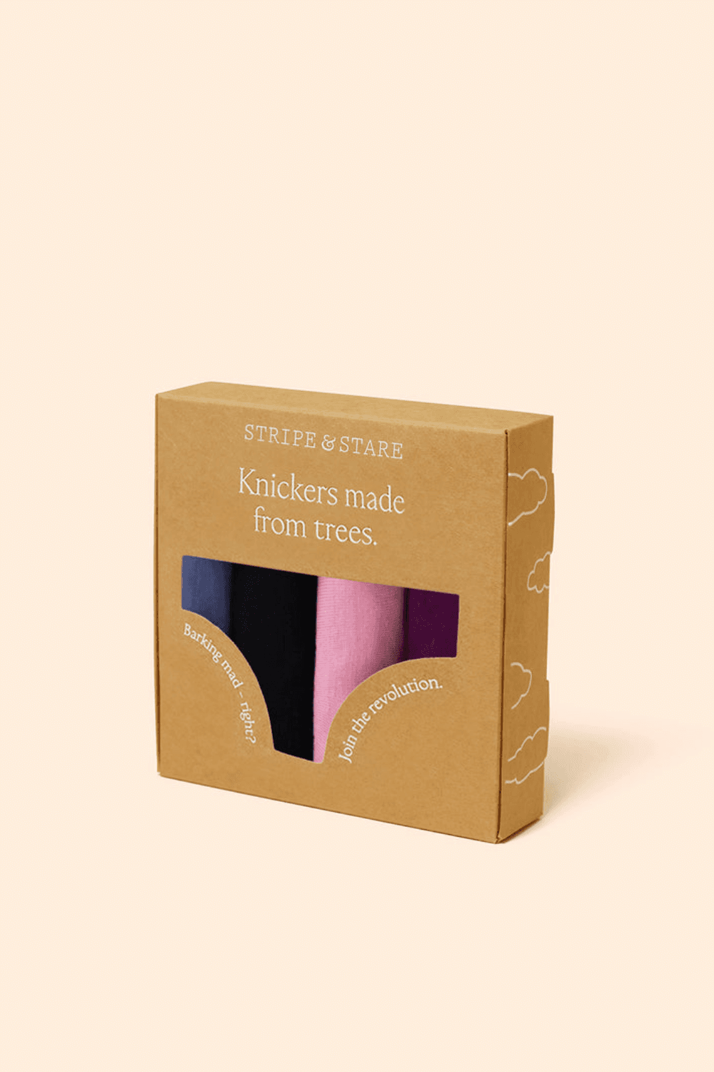 The Original Knicker Four Pack - Black Cherry