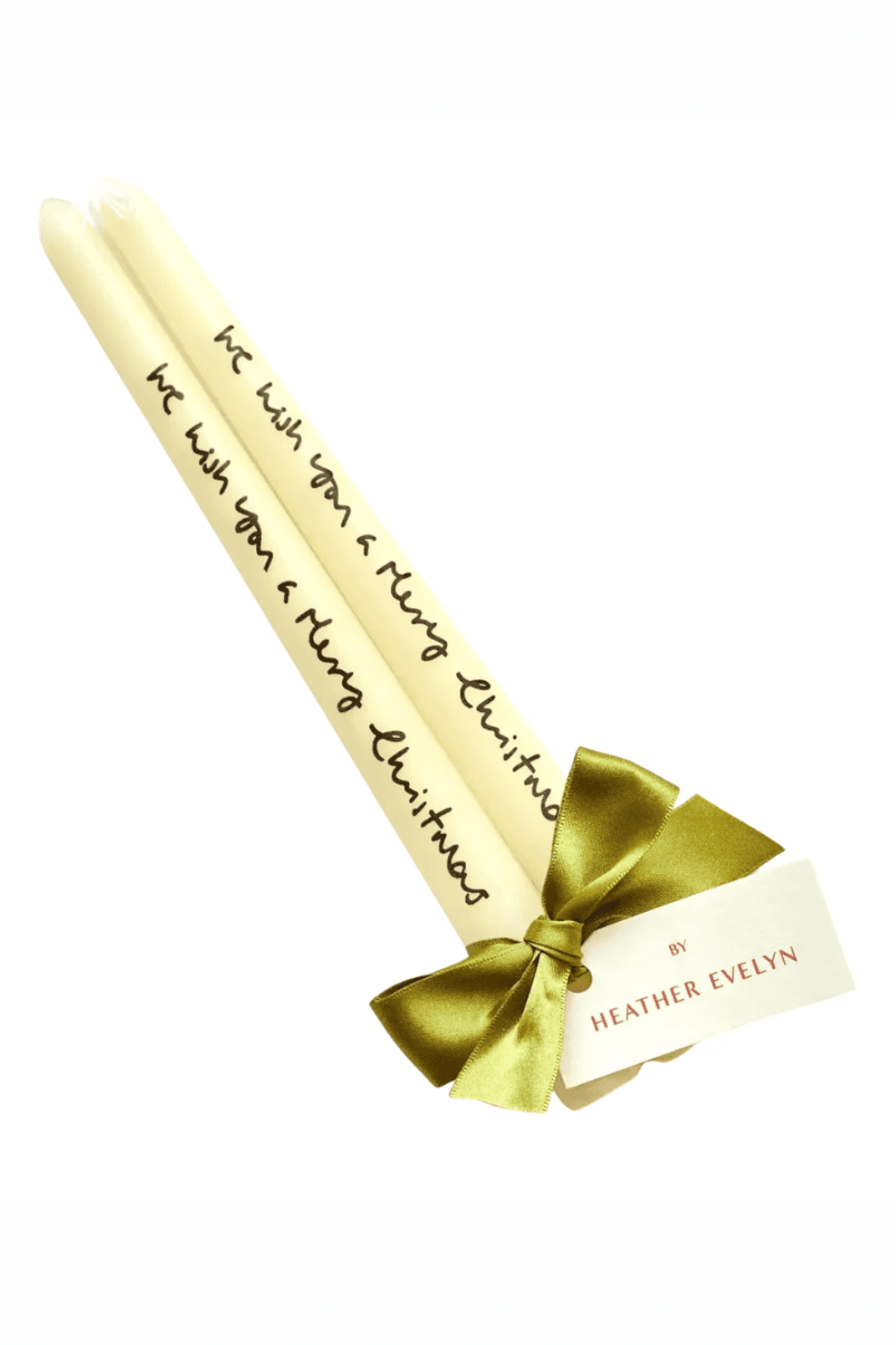 Pair of Candles - We Wish You a Merry Christmas