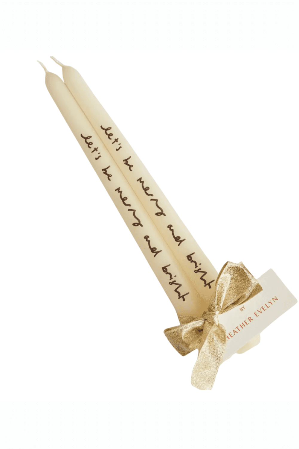 Pair of Candles -  Lets Be Merry and Bright