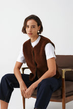 Sport Gilet in Walnut