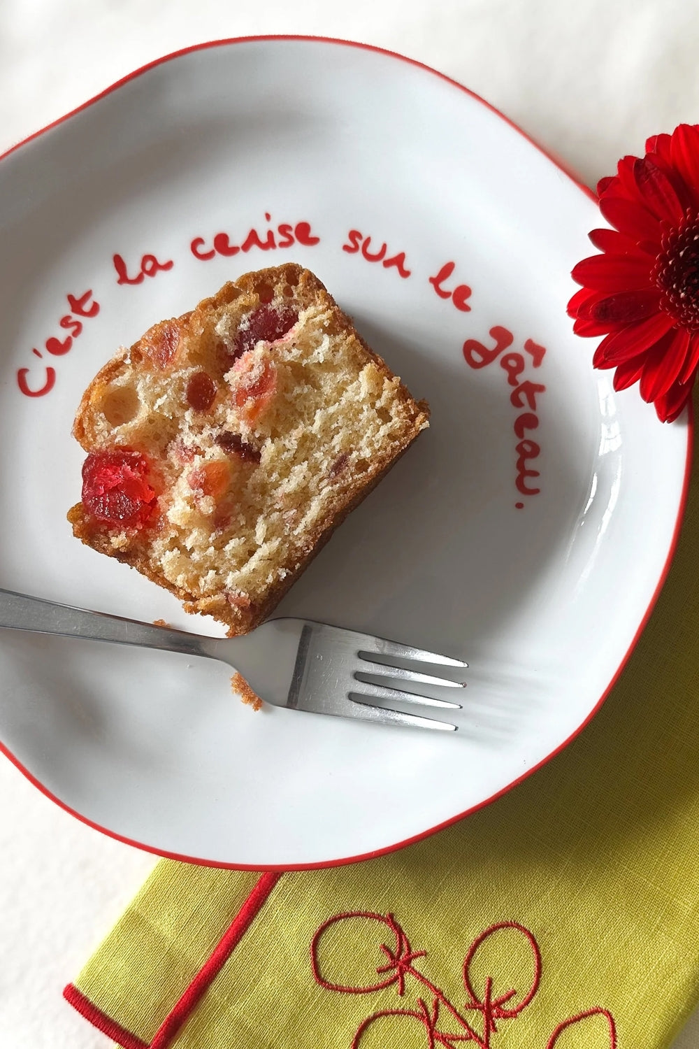 Statement Plate - 'C'est la cerise sue le Gateau'