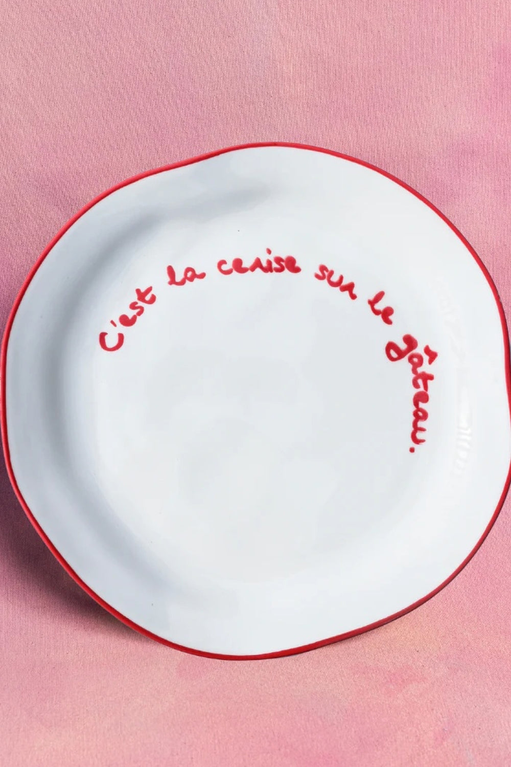 Statement Plate - 'C'est la cerise sue le Gateau'