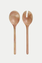 Resin Salad Servers - Coral Set