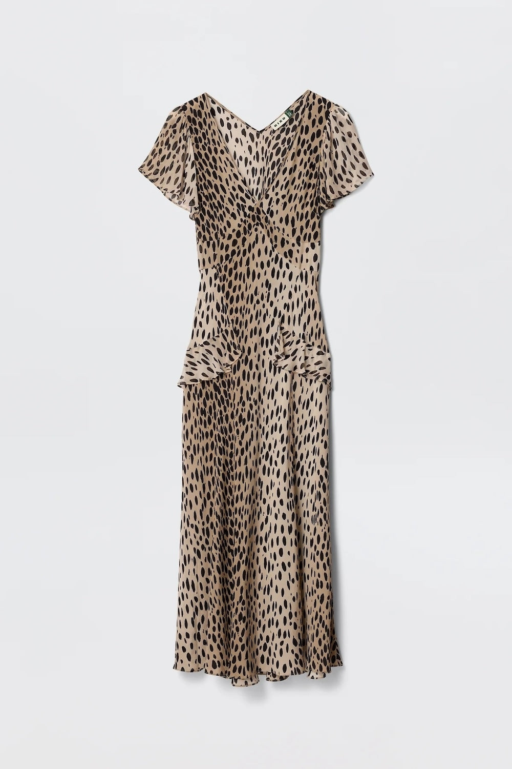 Evie Dress in Antelope Spot Black