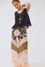 Desert Loom Silk Skirt in Multi