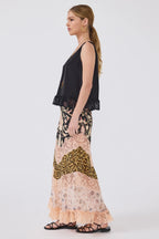 Desert Loom Silk Skirt in Multi
