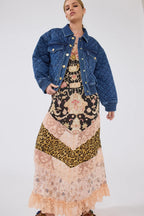 Desert Loom Silk Skirt in Multi