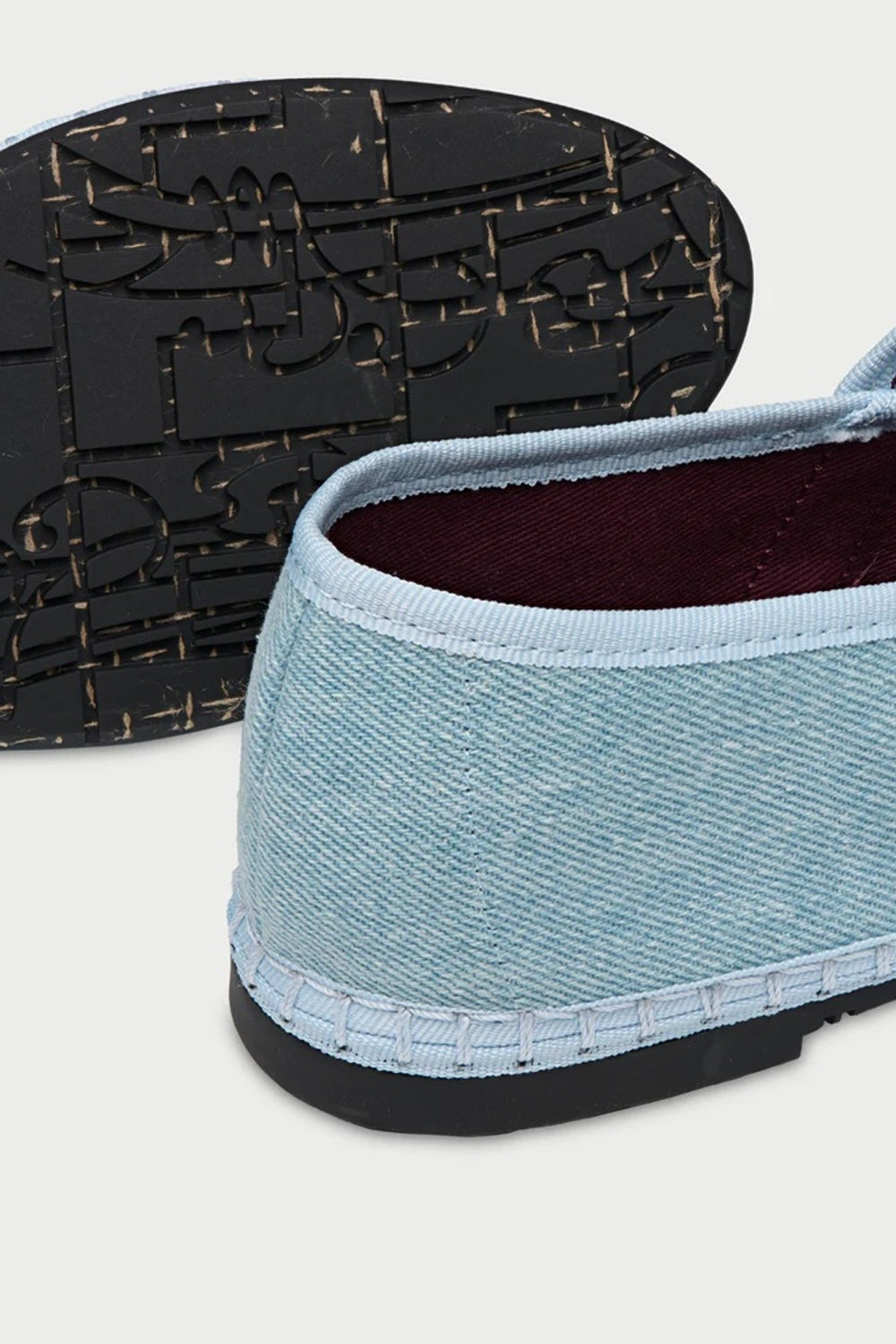 Pierre Mary Jane in Light Denim Blue