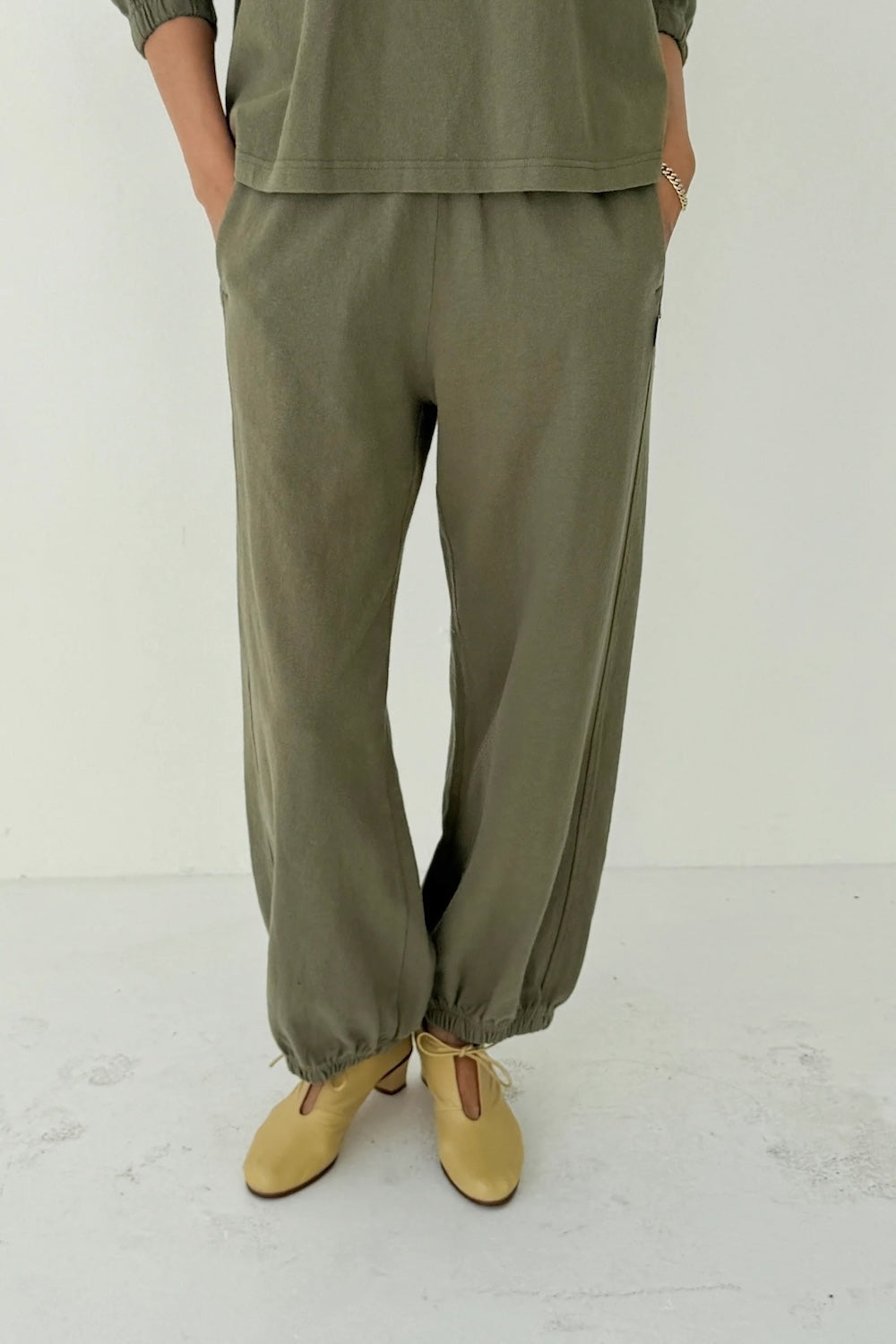 Balloon Pants in Herb