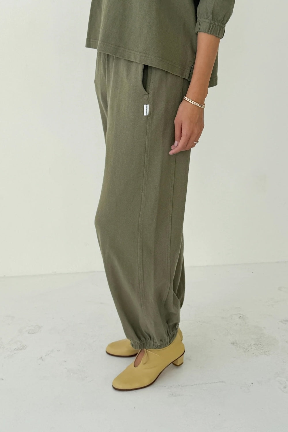 Balloon Pants in Herb