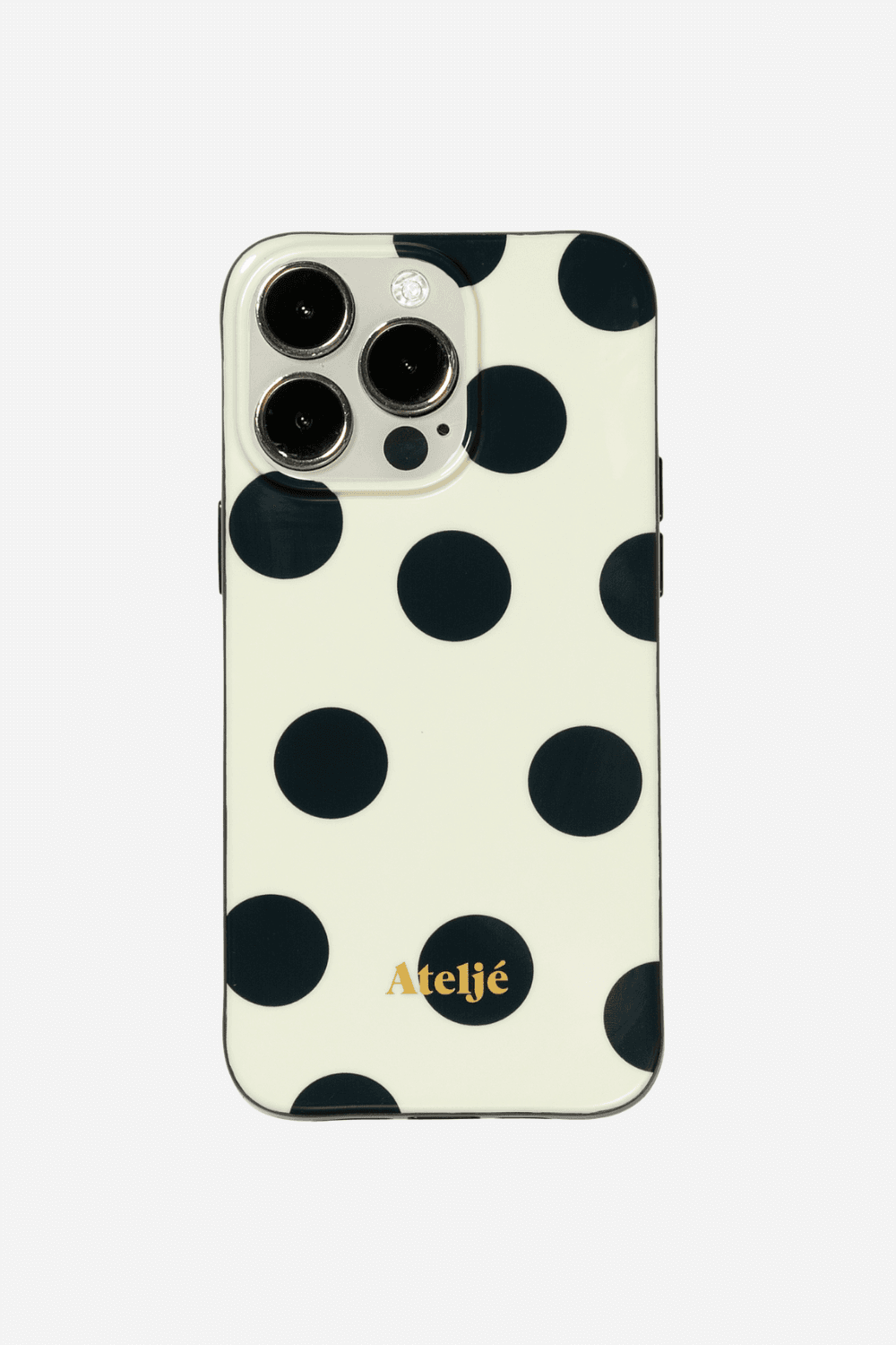 Ivory Polka Dot Case - iphone 17 Pro Max