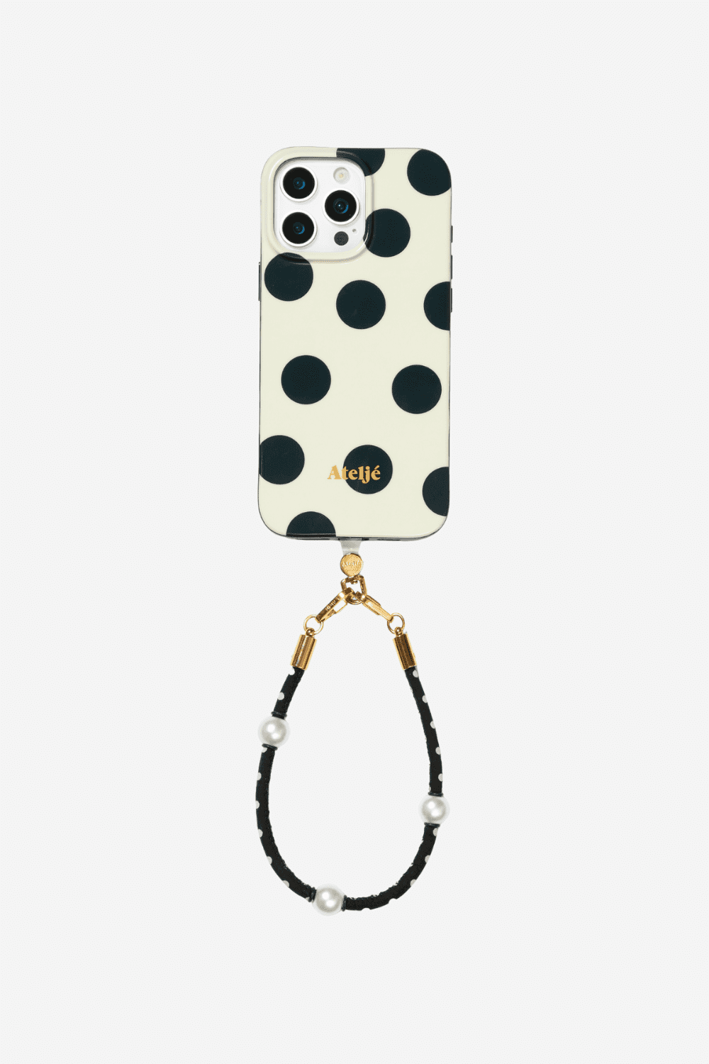 Ivory Polka Dot Case - iphone 17 Pro Max