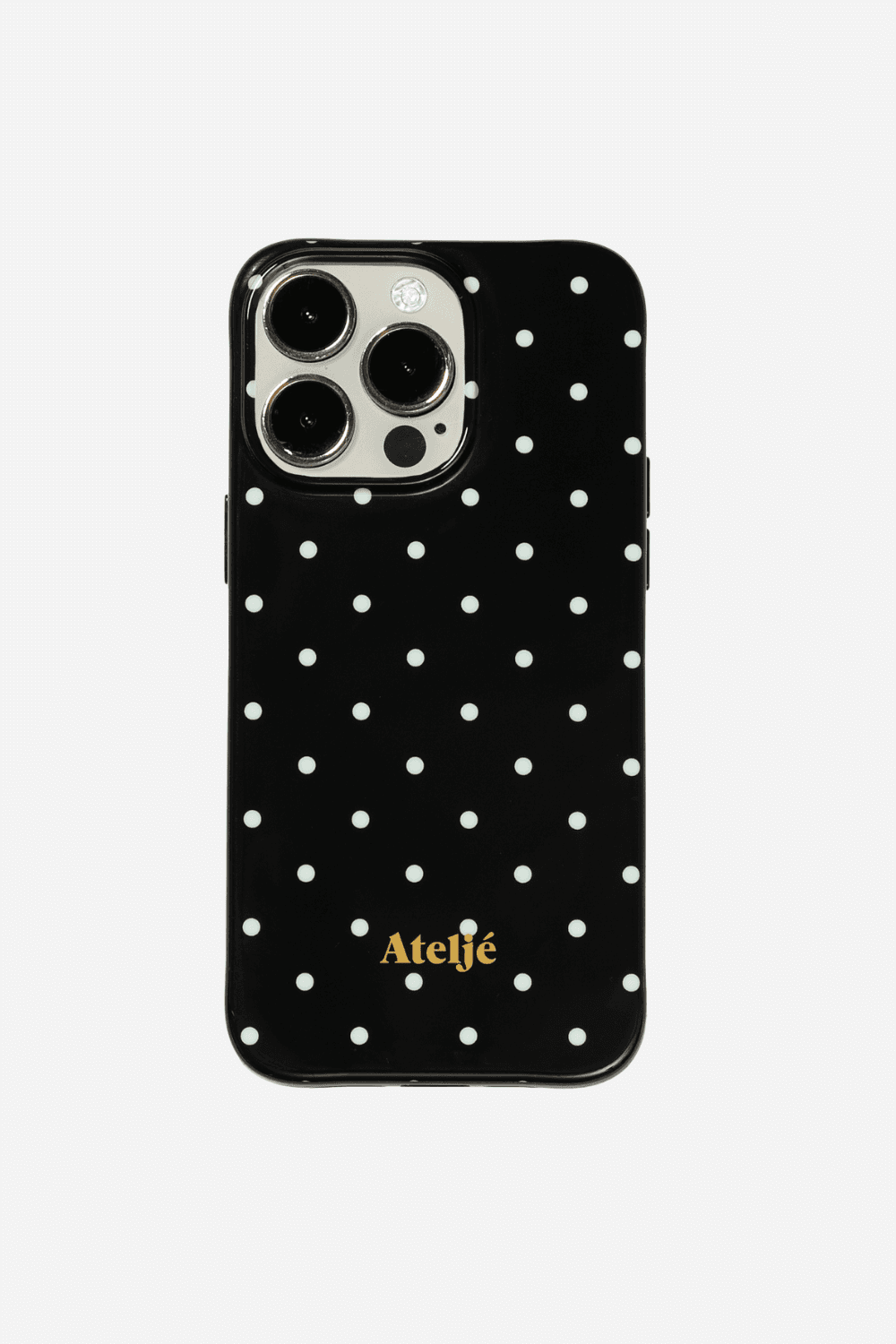 Black Mini Polkadot Case - iphone 17