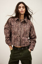 Tullia Jacket in Prune